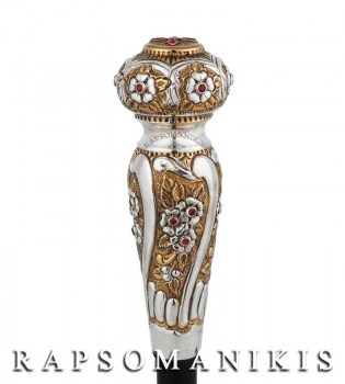 Ασημένια Αρχιερατική Βακτηρία Μεγάλη